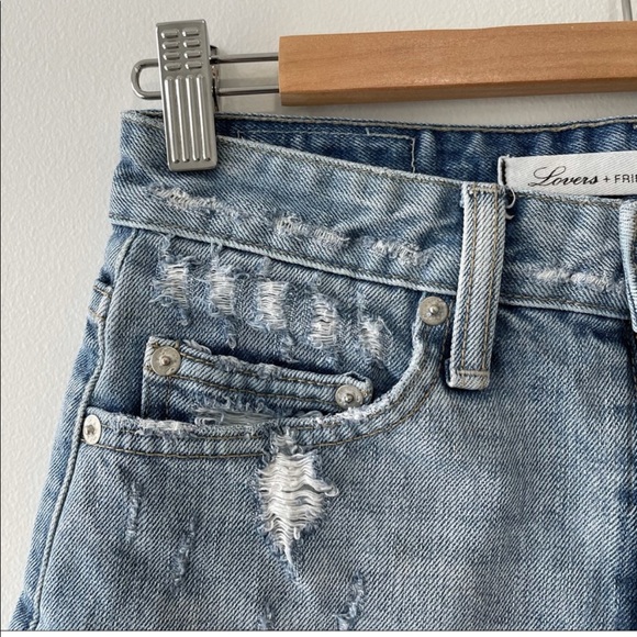 Lovers + Friends Jack High-Rise Denim Cutoff Short - Picture 7 of 12